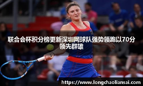 联合会杯积分榜更新深圳网球队强势领跑以70分领先群雄