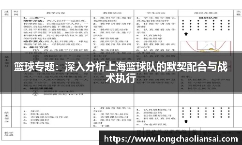 篮球专题：深入分析上海篮球队的默契配合与战术执行