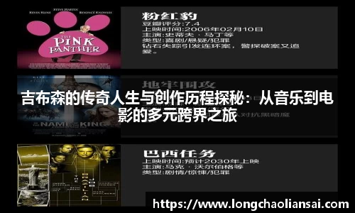 吉布森的传奇人生与创作历程探秘：从音乐到电影的多元跨界之旅