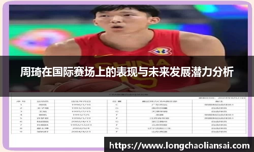 周琦在国际赛场上的表现与未来发展潜力分析