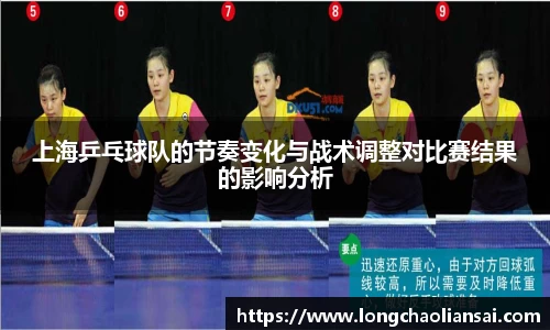 上海乒乓球队的节奏变化与战术调整对比赛结果的影响分析